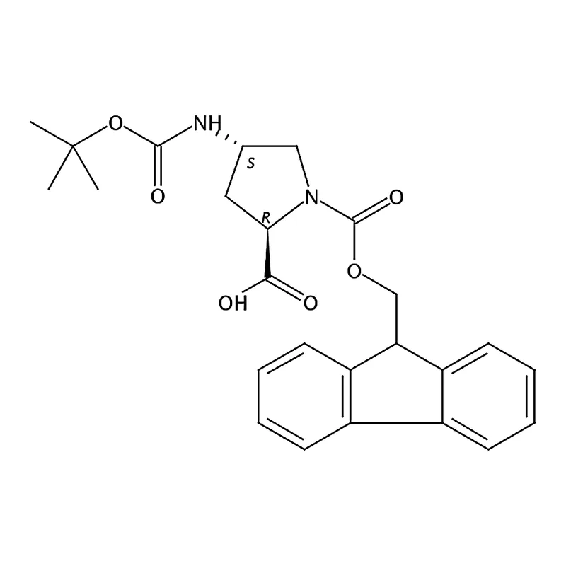 RHAWN (2R,4S)-1-(((9H-Fluoren-9-yl)methoxy)carbonyl)-4-((tert-butoxycarbonyl)amino)pyrrolidine-2-c