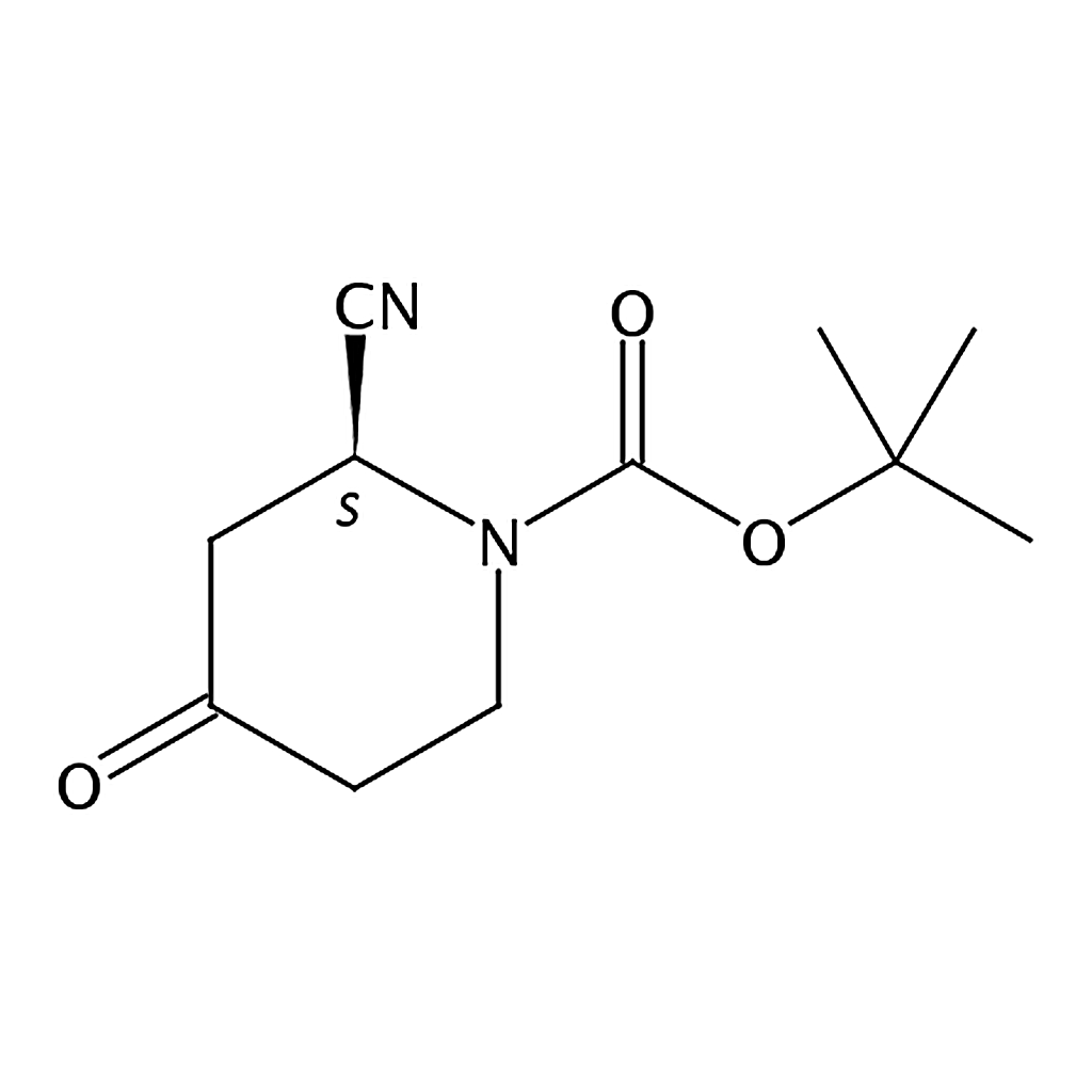 RHAWN (S)-tert-Butyl 2-cyano-4-oxopiperidine-1-carboxylate