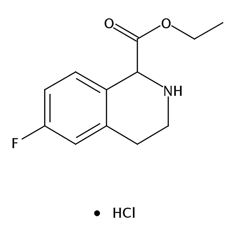RHAWN Ethyl 6-fluoro-1,2,3,4-tetrahydroisoquinoline-1-carboxylate hydrochloride