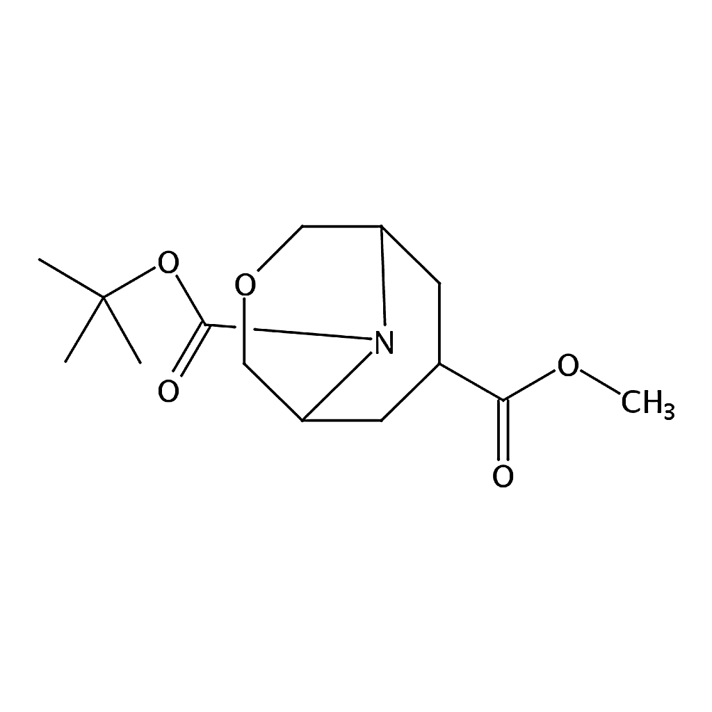 RHAWN 9-tert-Butyl 7-methyl 3-oxa-9-azabicyclo[3.3.1]nonane-7,9-dicarboxylate