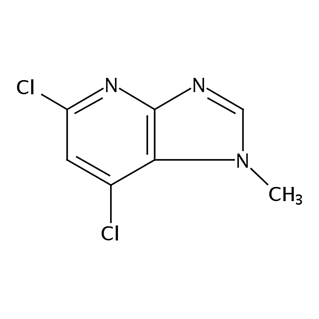 RHAWN 5,7-Dichloro-1-methyl-1H-imidazo[4,5-b]pyridine
