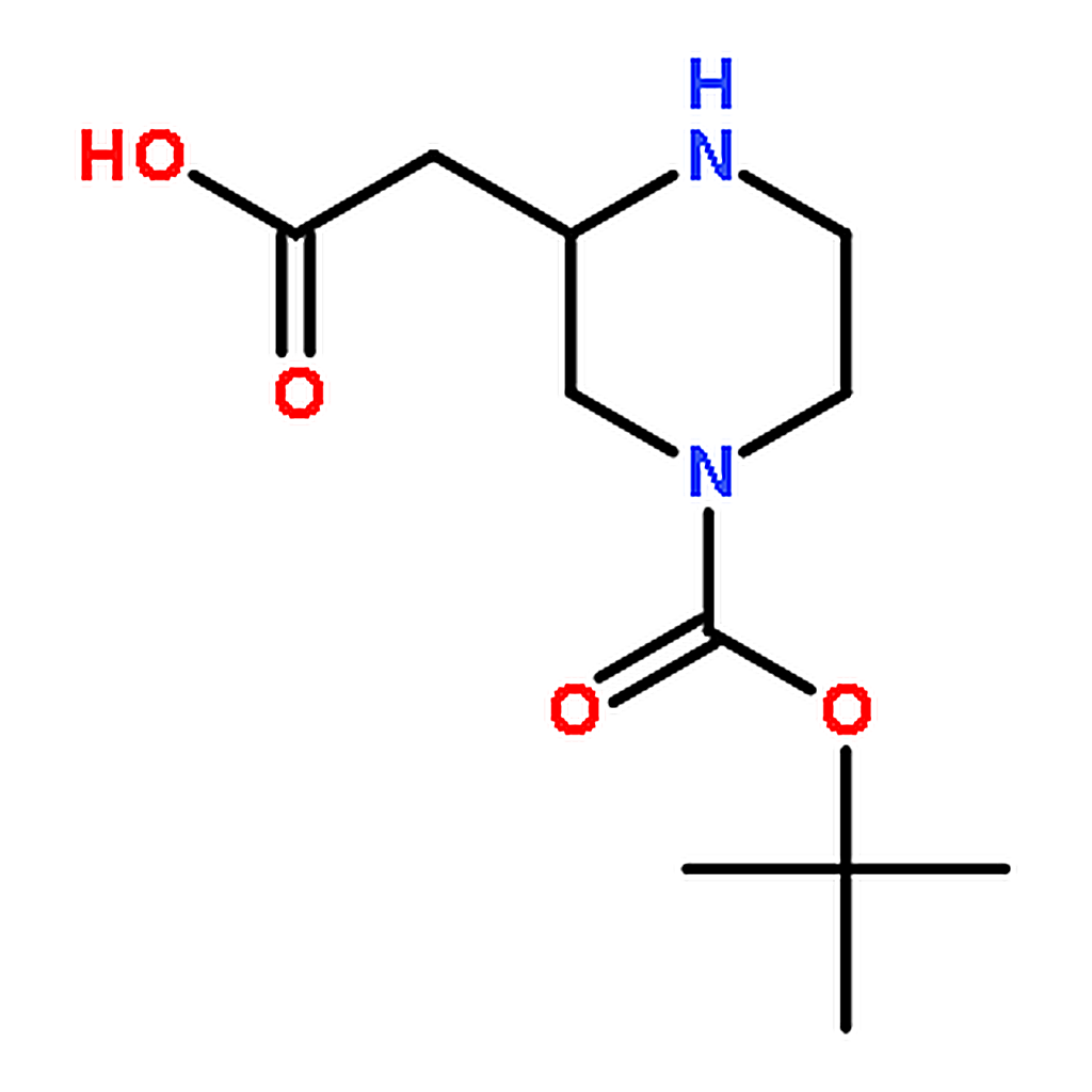 RHAWN 2-(4-(tert-Butoxycarbonyl)piperazin-2-yl)acetic acid