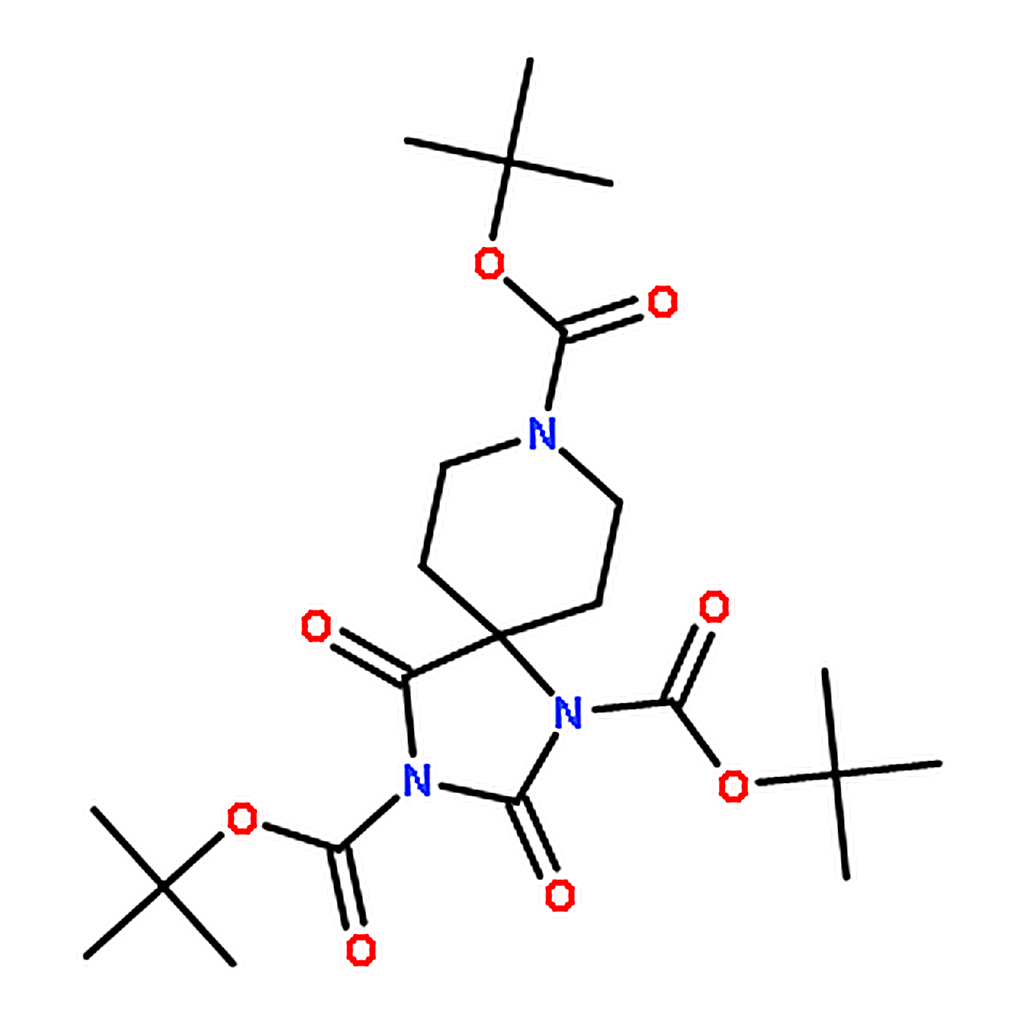 RHAWN tri-tert-butyl 2，4-dioxo-1，3，8-triazaspiro[4.5]decane-1，3，8-tricarboxylate