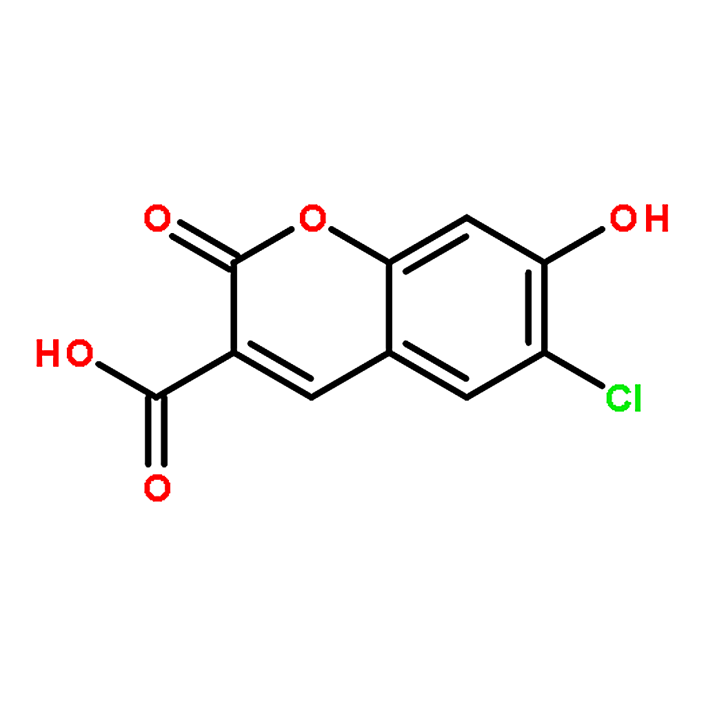 RHAWN 6-Chloro-7-hydroxy-2-oxo-2H-chromene-3-carboxylic acid