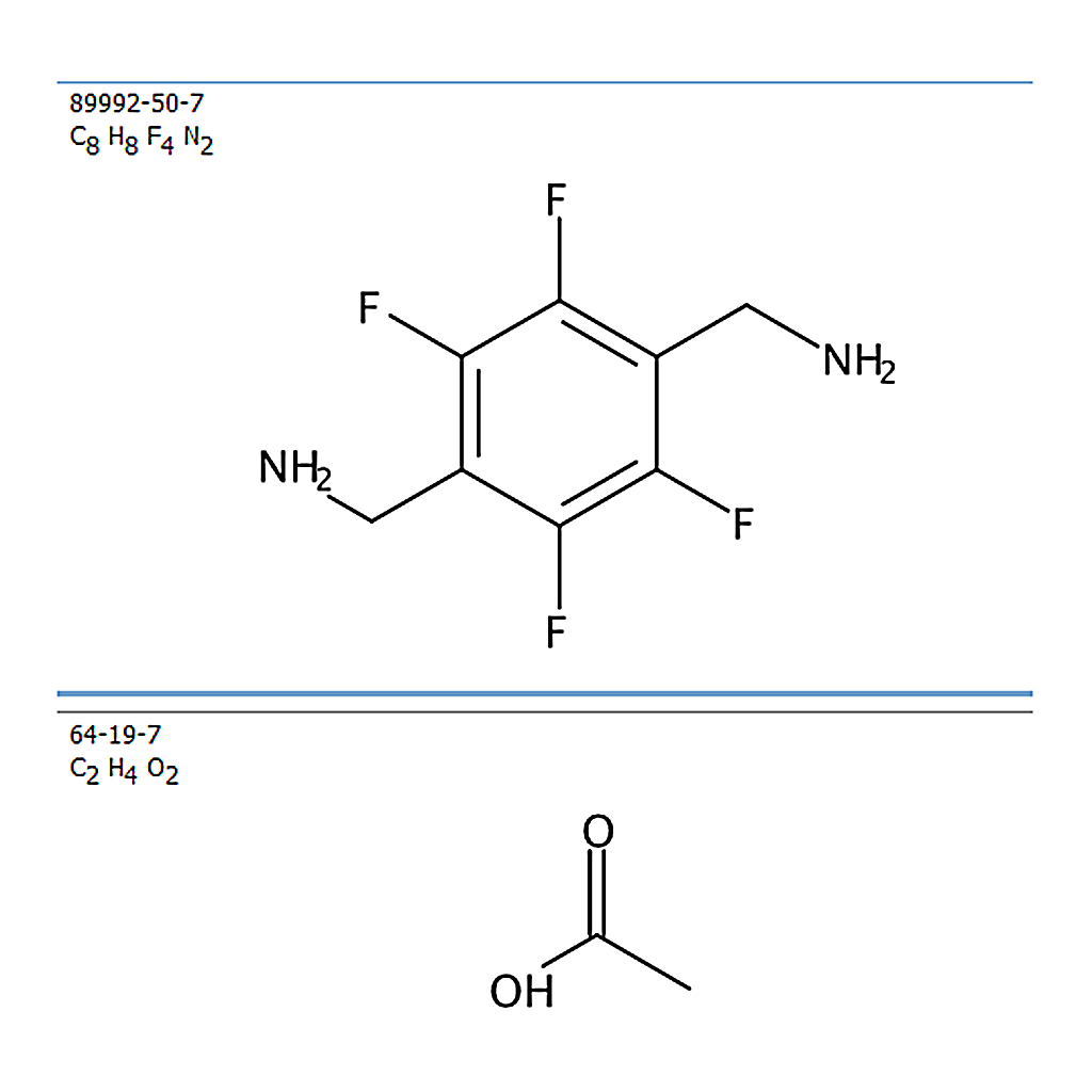 RHAWN (Perfluoro-1,4-phenylene)dimethanamine acetate