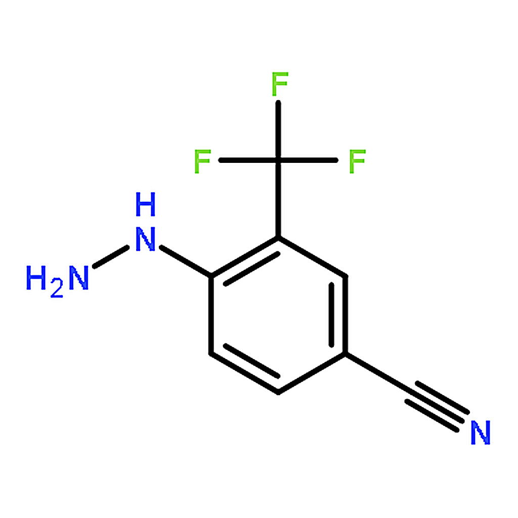 RHAWN 4-Hydrazinyl-3-(trifluoromethyl)benzonitrile