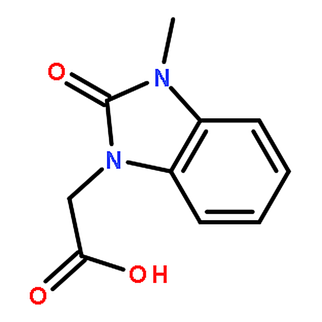 RHAWN 2-(3-Methyl-2-oxo-2，3-dihydro-1H-benzo[d]imidazol-1-yl)acetic acid