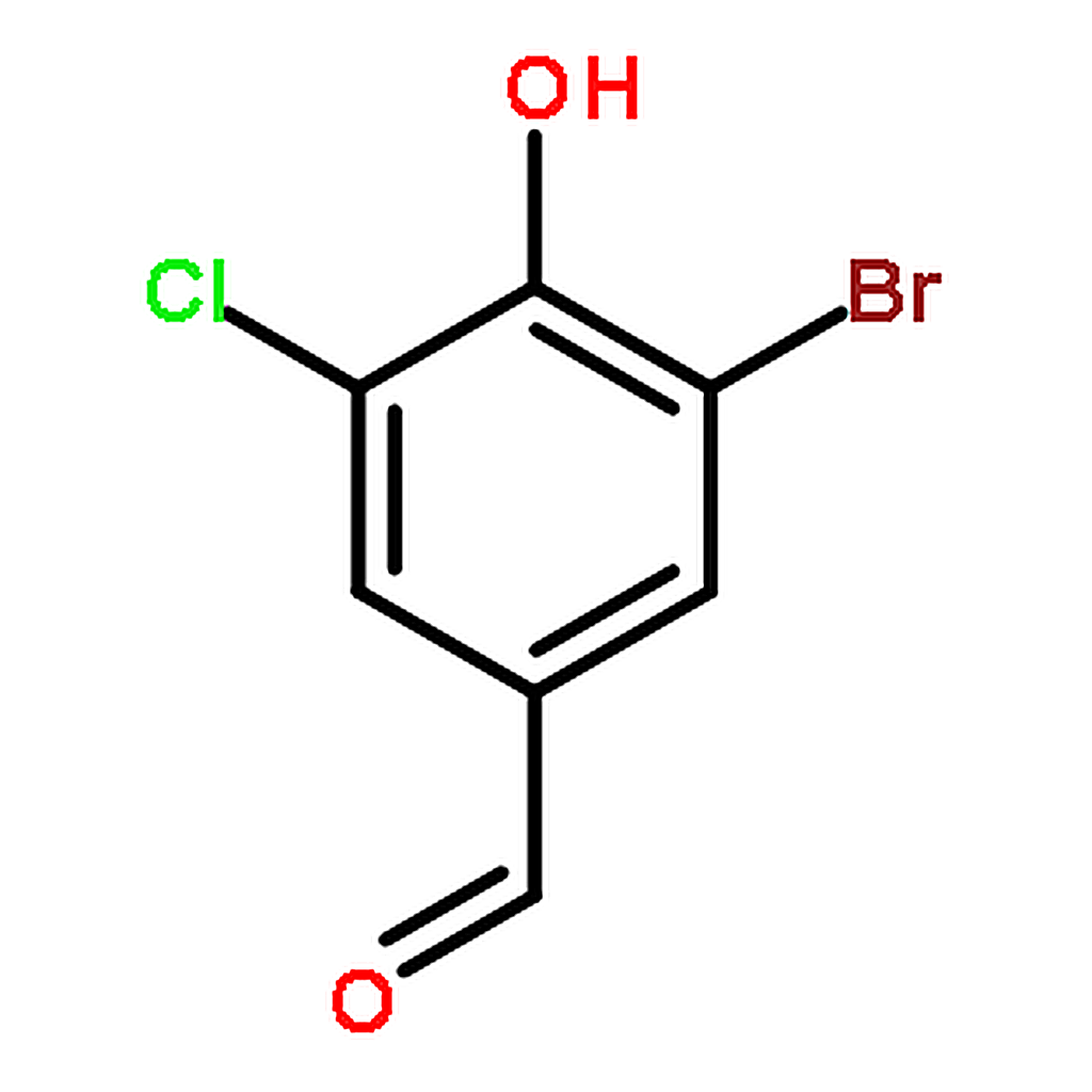 RHAWN 3-Bromo-5-chloro-4-hydroxybenzaldehyde