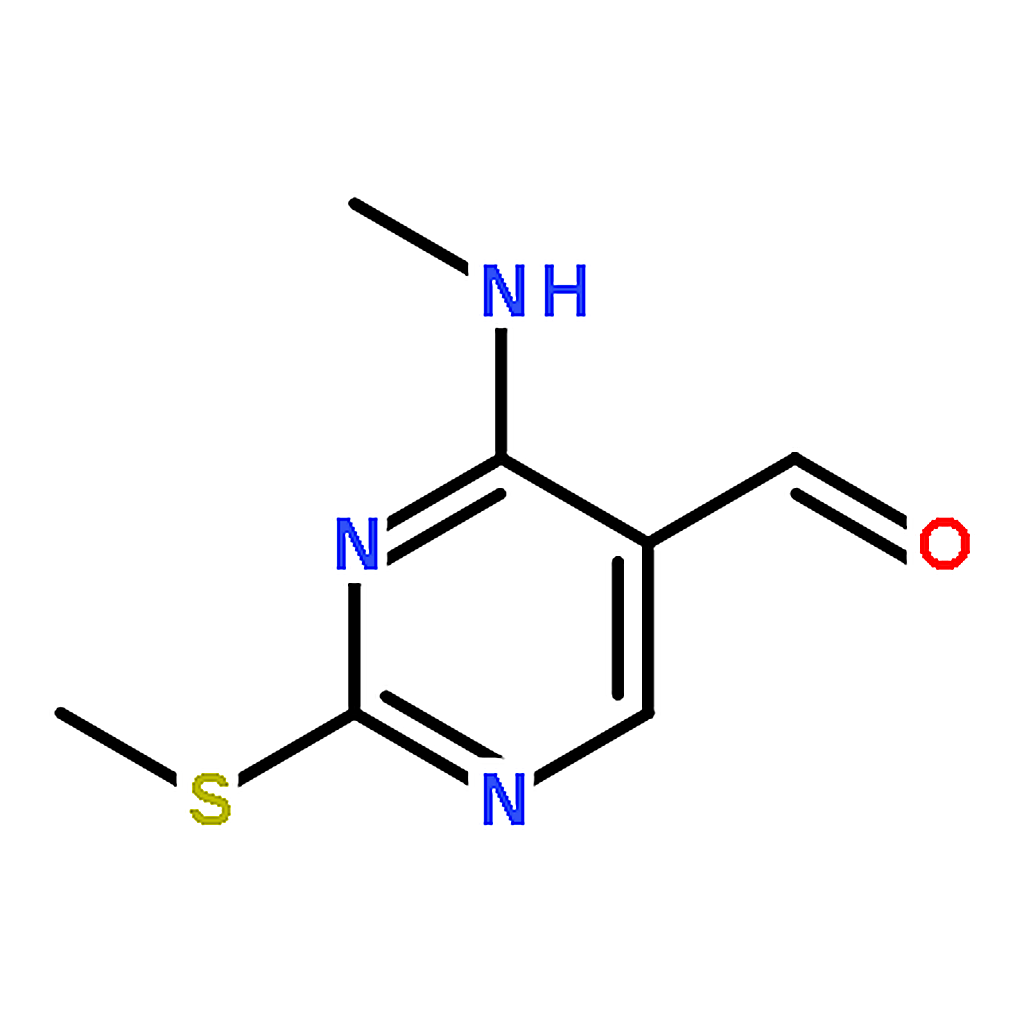 RHAWN 4-(Methylamino)-2-(methylthio)pyrimidine-5-carbaldehyde