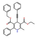 RHAWN 3-Benzyl 5-ethyl 6-methyl-2-phenyl-4-(phenylethynyl)-1,4-dihydropyridine-3,5-dicarboxylate