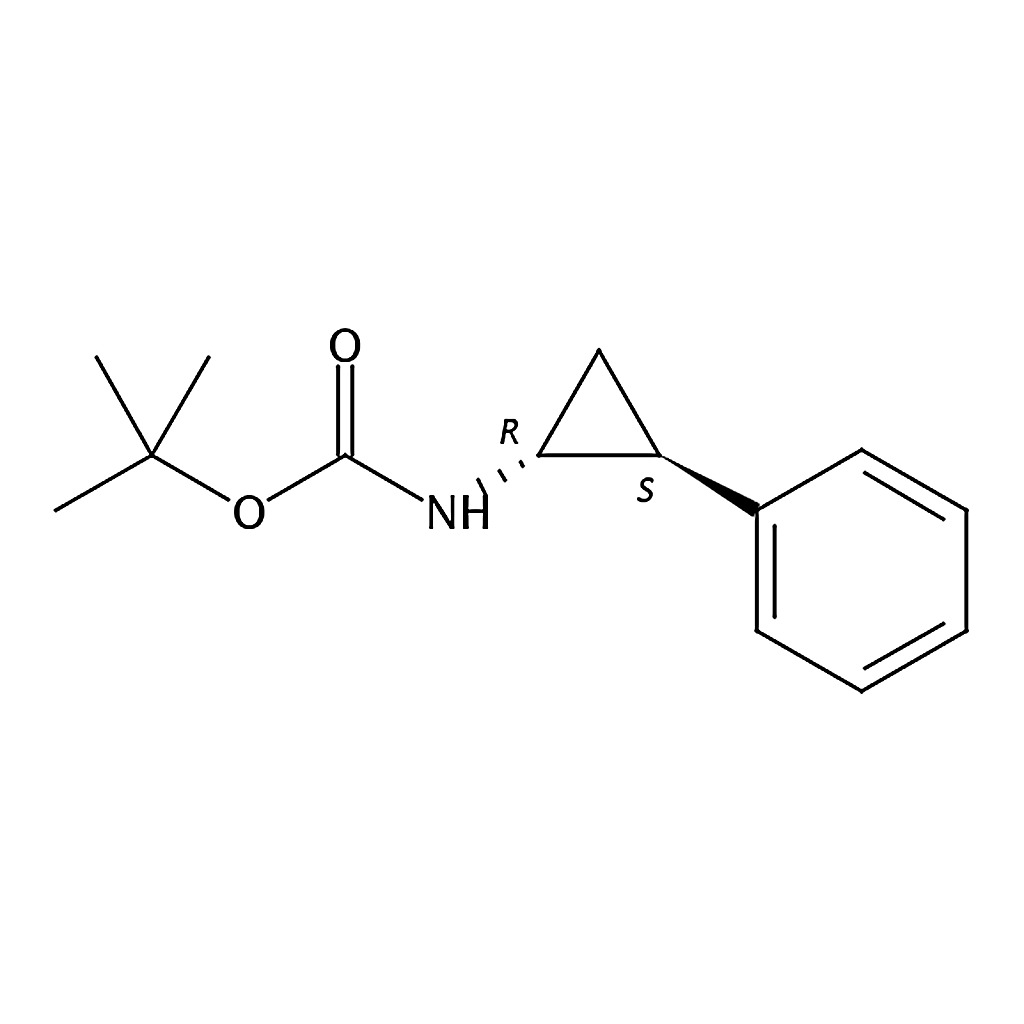 RHAWN tert-Butyl ((1R,2S)-2-phenylcyclopropyl)carbamate