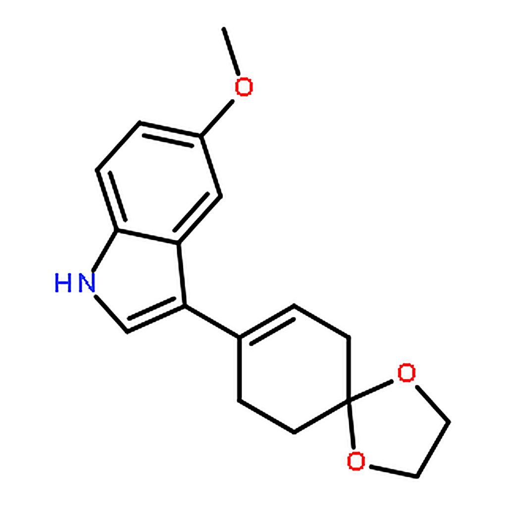 RHAWN 3-(1，4-Dioxaspiro[4，5]dec-7-en-8-yl)-5-methoxy-1H-indole