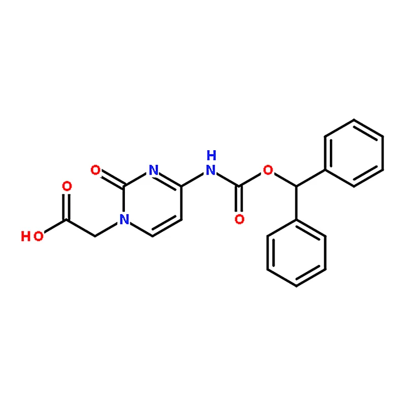 RHAWN 2-(4-(((Benzhydryloxy)carbonyl)amino)-2-oxopyrimidin-1(2H)-yl)acetic acid