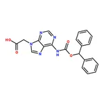 RHAWN 2-(6-(((Benzhydryloxy)carbonyl)amino)-9H-purin-9-yl)acetic acid