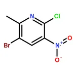 RHAWN 3-Bromo-6-chloro-2-methyl-5-nitropyridine