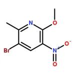 RHAWN 3-Bromo-6-methoxy-2-methyl-5-nitropyridine