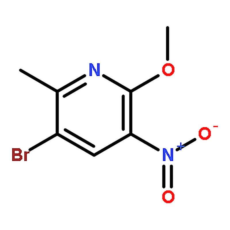 RHAWN 3-Bromo-6-methoxy-2-methyl-5-nitropyridine