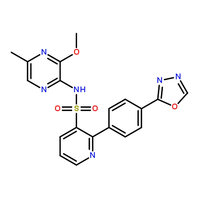 RHAWN 2-(4-(1,3,4-Oxadiazol-2-yl)phenyl)-N-(3-methoxy-5-methylpyrazin-2-yl)pyridine-3-sulfonamide