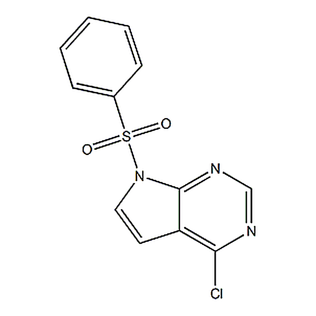 RHAWN 4-chloro-7-(phenylsulfonyl)-7H-pyrrolo[2，3-d]pyrimidine