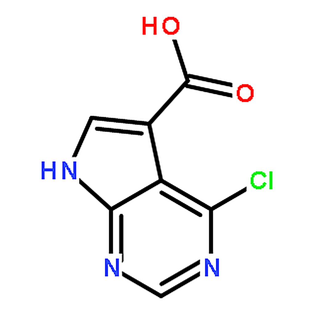 RHAWN 4-Chloro-7H-pyrrolo[2,3-d]pyrimidine-5-carboxylic acid