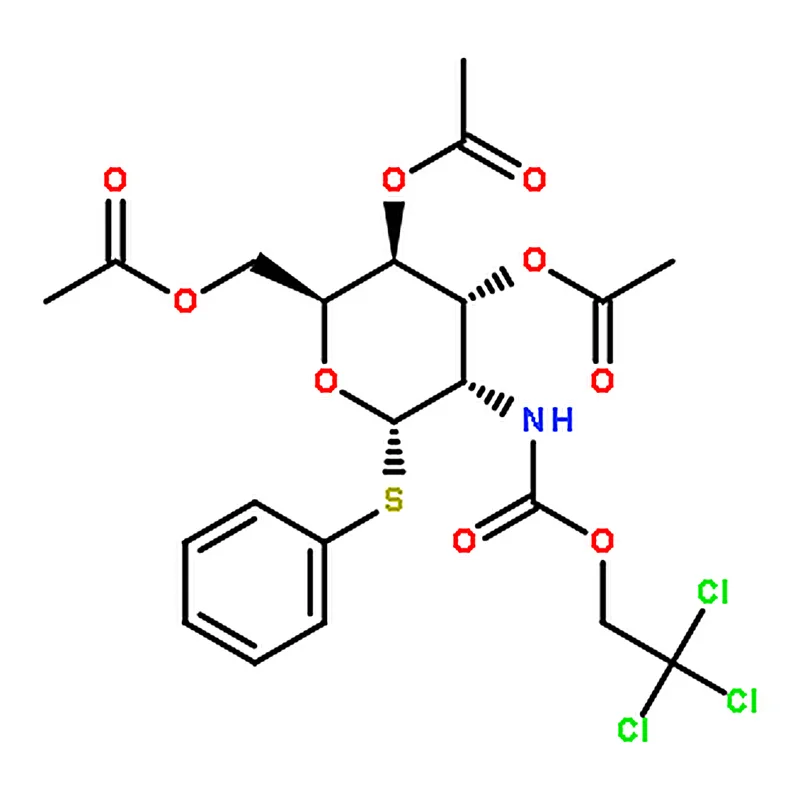RHAWN Phenyl 3,4,6-Tri-O-acetyl-2-deoxy-1-thio-2-(2,2,2-trichloroethoxycarbonylamino)--D-glucopyra