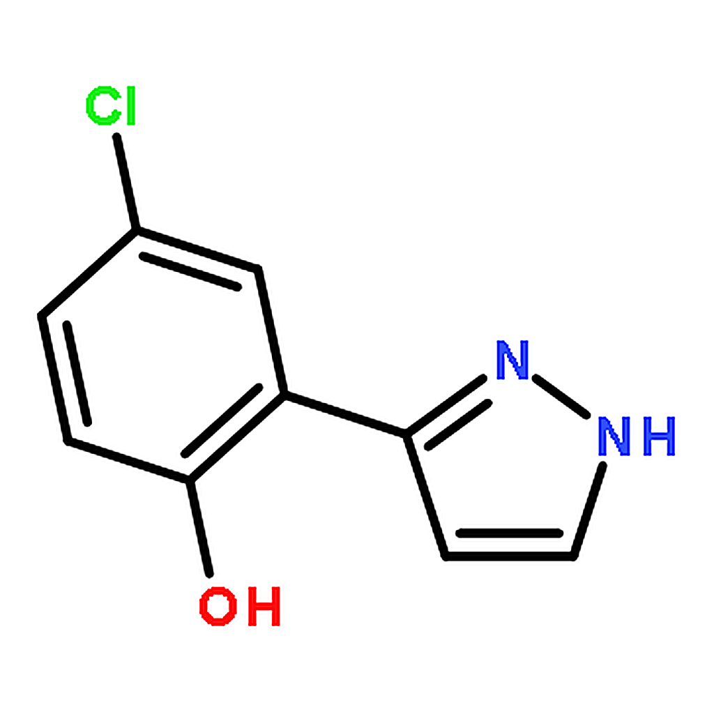 RHAWN 4-Chloro-2-(1<i>H</i>-pyrazol-3-yl)phenol