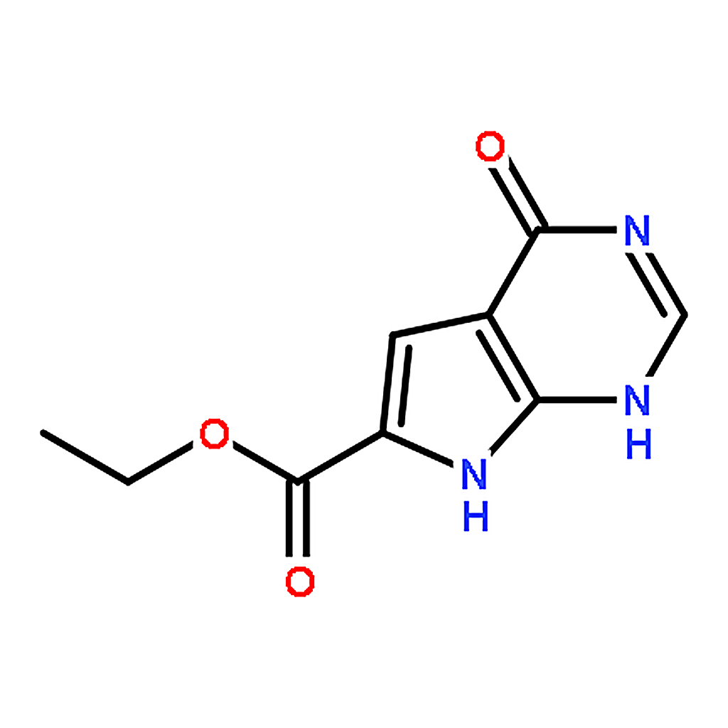 RHAWN Ethyl 4-hydroxy-7H-pyrrolo[2,3-d]pyrimidine-6-carboxylate