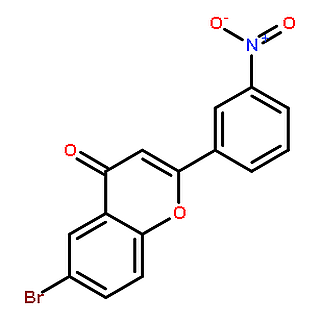 RHAWN 6-Bromo-2-(3-nitrophenyl)-4H-chromen-4-one