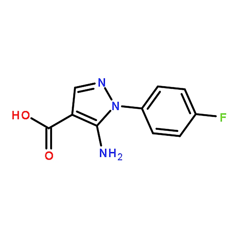 RHAWN 5-Amino-1-(4-fluorophenyl)-1H-pyrazole-4-carboxylic acid