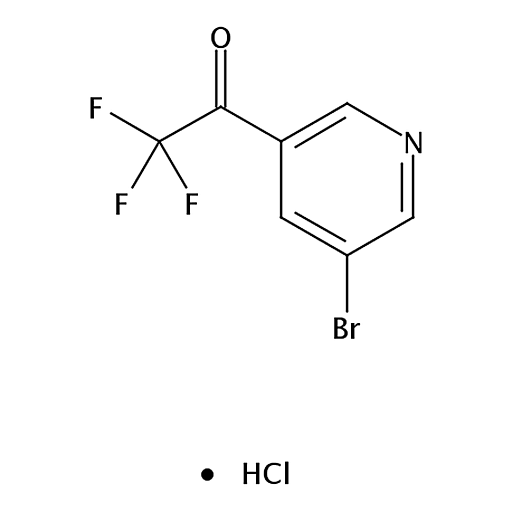 RHAWN 1-(5-Bromopyridin-3-yl)-2,2,2-trifluoroethanone hydrochloride