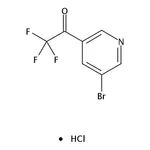 RHAWN 1-(5-Bromopyridin-3-yl)-2,2,2-trifluoroethanone hydrochloride