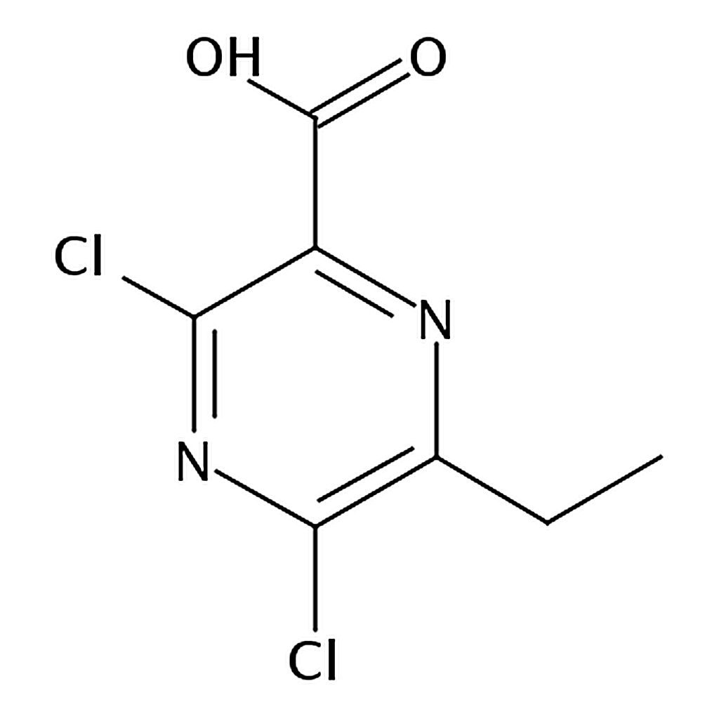 RHAWN 3,5-Dichloro-6-ethylpyrazine-2-carboxylic acid