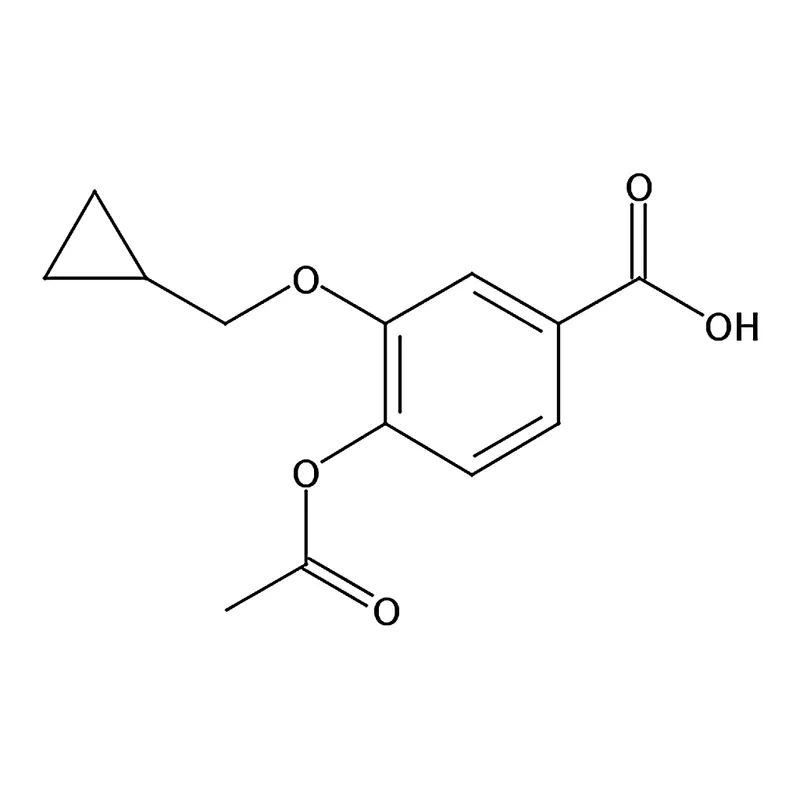 RHAWN 4-Acetoxy-3-(cyclopropylmethoxy)benzoic acid