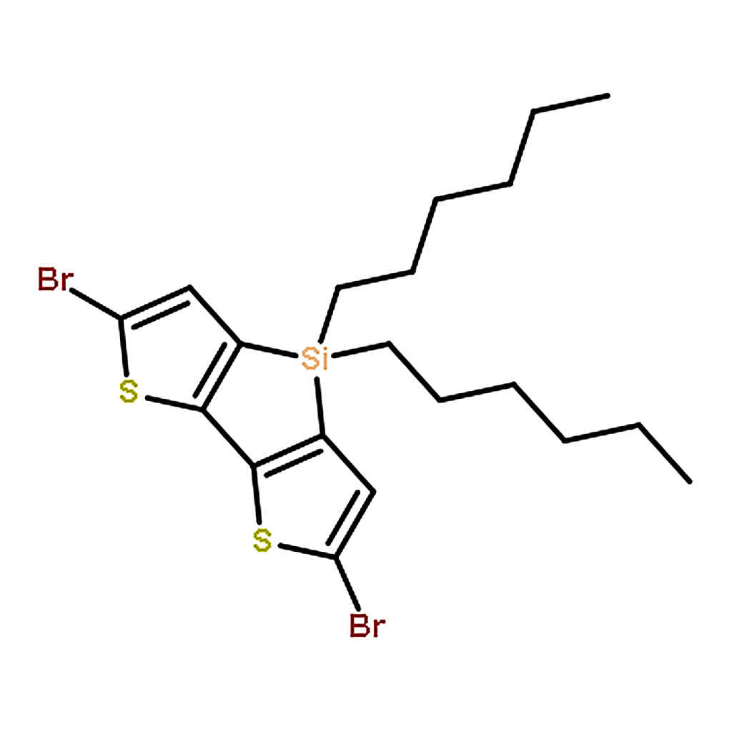 RHAWN 2，6-Dibromo-4，4-dihexyl-4H-silolo[3，2-b:4，5-b']dithiophene