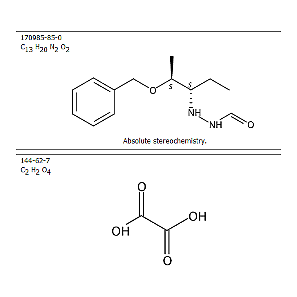 RHAWN N'-((2S,3S)-2-(Benzyloxy)pentan-3-yl)formohydrazide oxalate