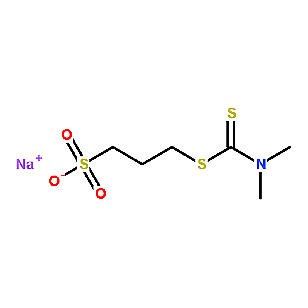 RHAWN Sodium 3-[[(Dimethylamino)thioxomethyl]thio]propanesulphonate