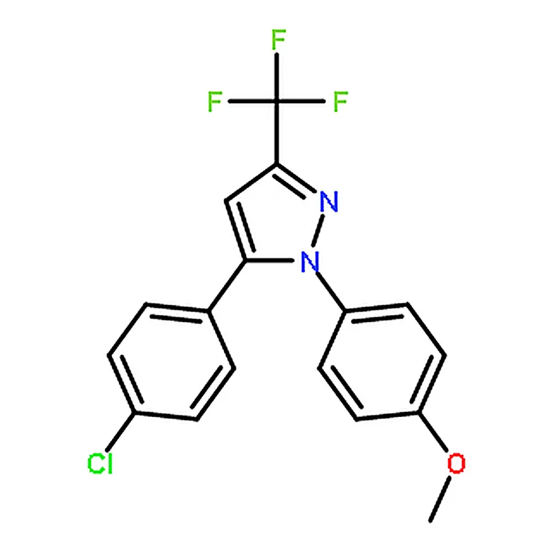 RHAWN 5-(4-Chlorophenyl)-1-(4-methoxyphenyl)-3-(trifluoromethyl)-1H-pyrazole