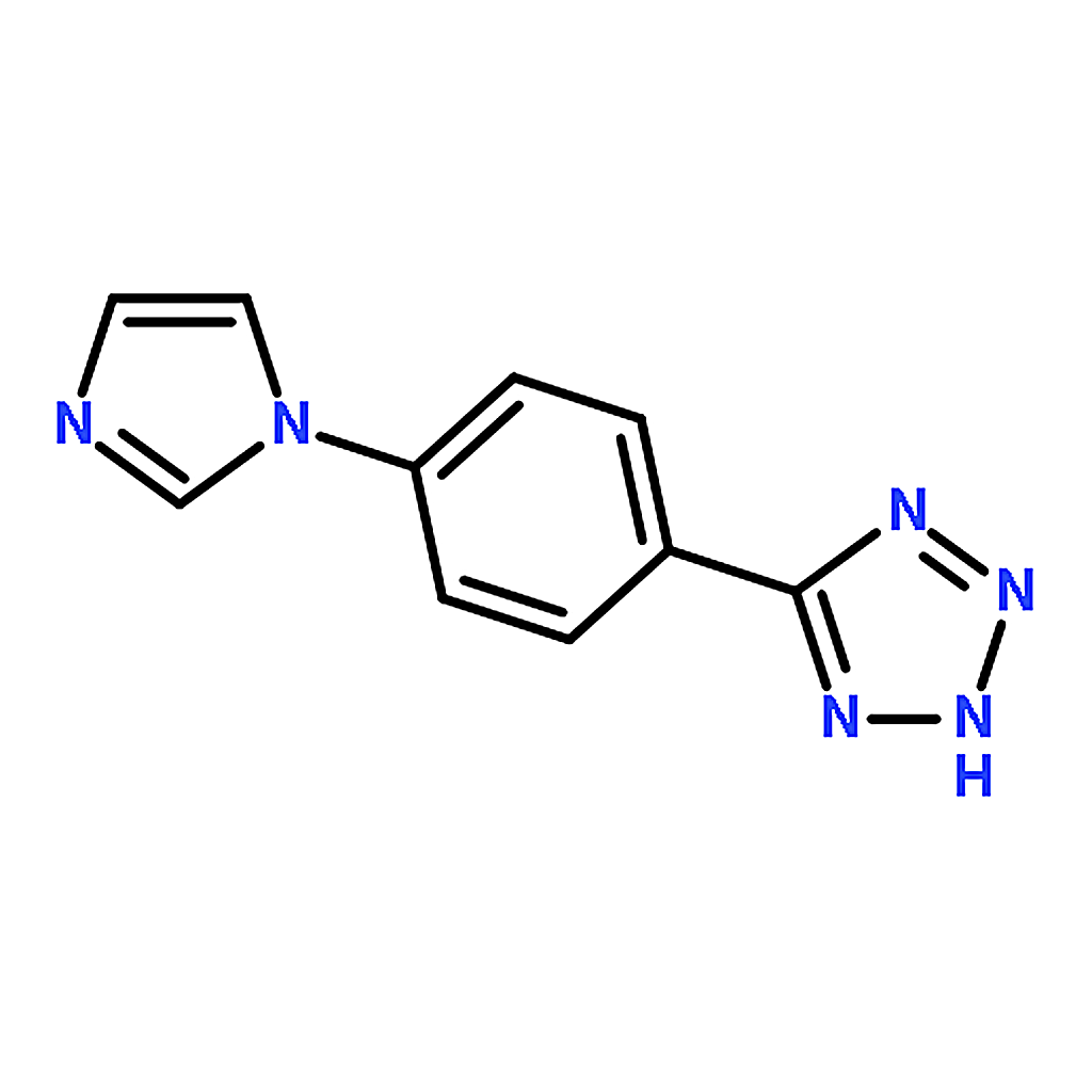 RHAWN 5-[4-(1-Imidazolyl)phenyl]-2H-tetrazole