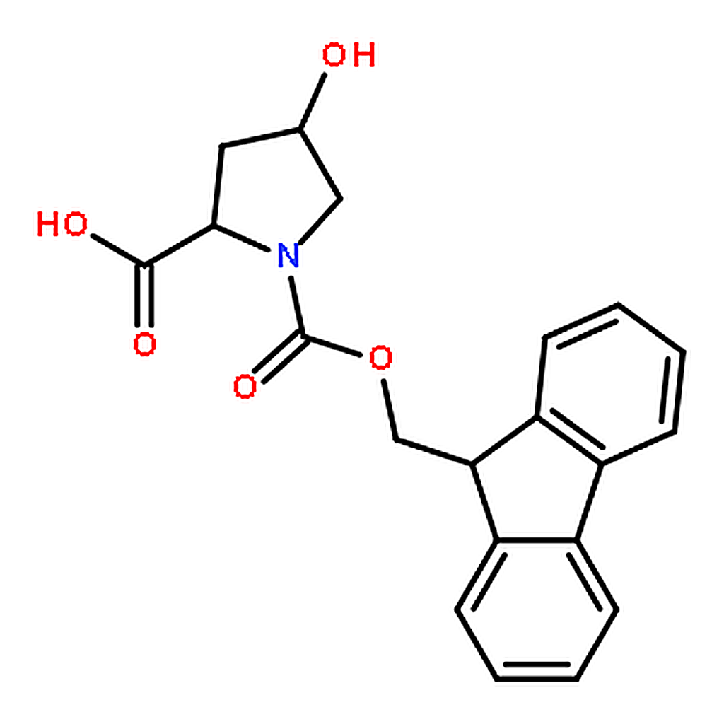 RHAWN (2S，4S)-1-(((9H-Fluoren-9-yl)methoxy)carbonyl)-4-hydroxypyrrolidine-2-carboxylic acid