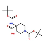 RHAWN 1-Boc-4-(Boc-amino)piperidine-4-carboxylic Acid
