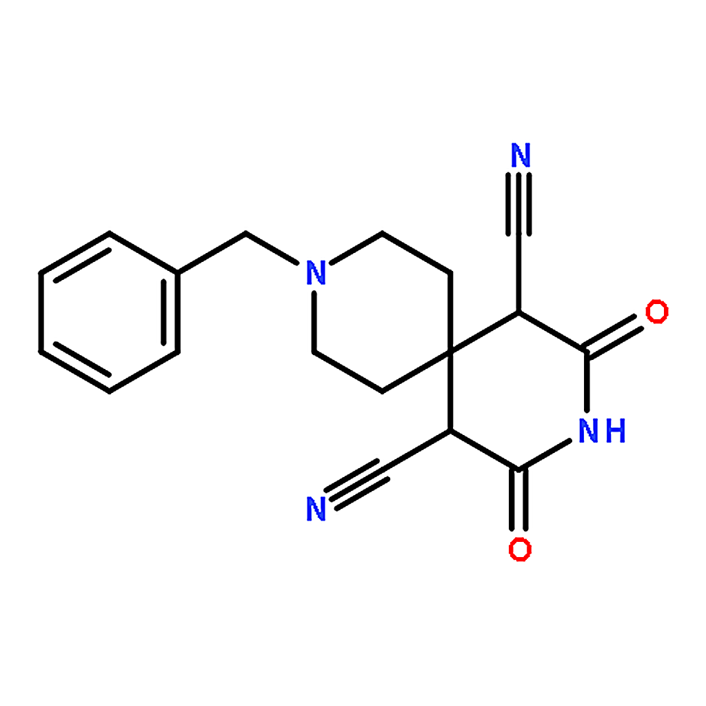 RHAWN 9-Benzyl-2，4-dioxo-3，9-diazaspiro[5.5]undecane-1，5-dicarbonitrile