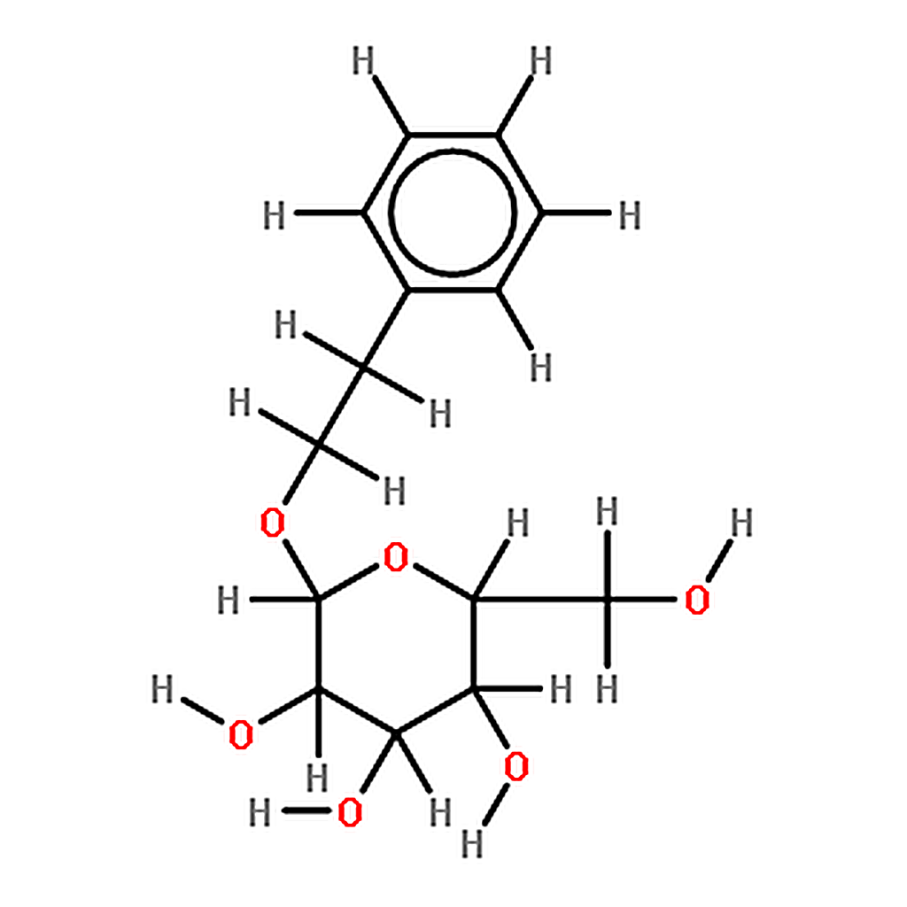 RHAWN (2R,3S,4S,5R,6R)-2-(Hydroxymethyl)-6-phenethoxytetrahydro-2H-pyran-3,4,5-triol