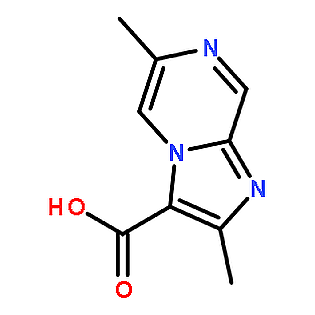 RHAWN 2,6-Dimethylimidazo[1,2-a]pyrazine-3-carboxylic acid
