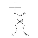 RHAWN tert-butyl (3S,4R)-3-amino-4-hydroxypyrrolidine-1-carboxylate