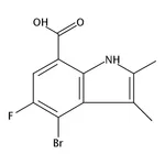 RHAWN 4-Bromo-5-fluoro-2,3-dimethyl-1H-indole-7-carboxylic acid