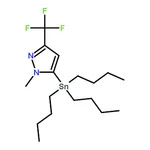 RHAWN 1-Methyl-5-(tributylstannyl)-3-(trifluoromethyl)-1H-pyrazole