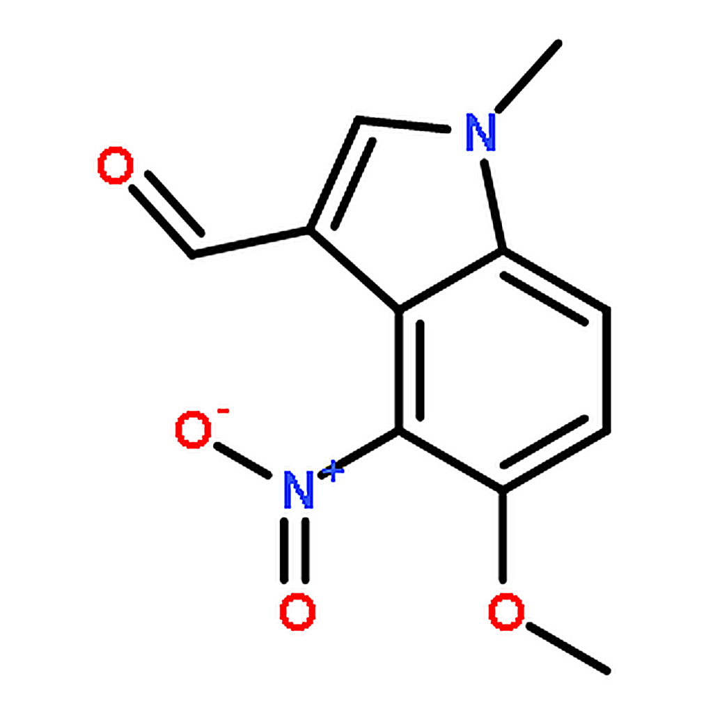 RHAWN 5-Methoxy-1-methyl-4-nitroindole-3-carboxaldehyde
