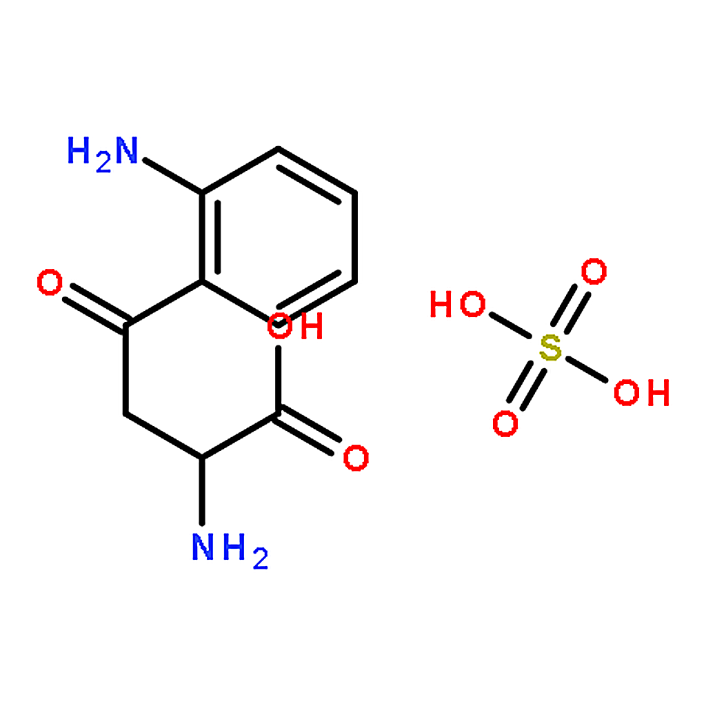 RHAWN (2R)-2-amino-4-(2-aminophenyl)-4-oxobutanoic acid;sulfuric acid