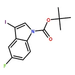 RHAWN tert-Butyl 5-fluoro-3-iodo-1H-indole-1-carboxylate