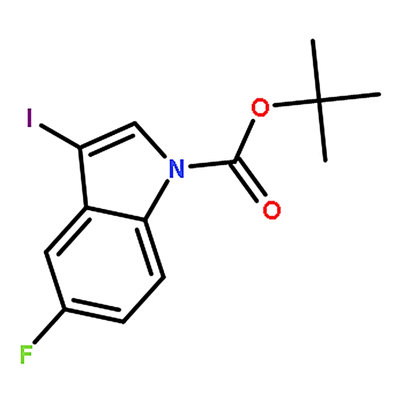 RHAWN tert-Butyl 5-fluoro-3-iodo-1H-indole-1-carboxylate